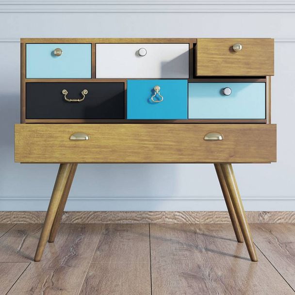 Комод на высоких ножках "Aquarelle" RE-53 - Вид 2