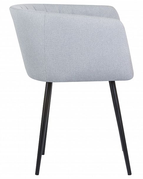 Стул обеденный DOBRIN ALINA (серо-голубая ткань (LAR-106D-23)) - Вид 3