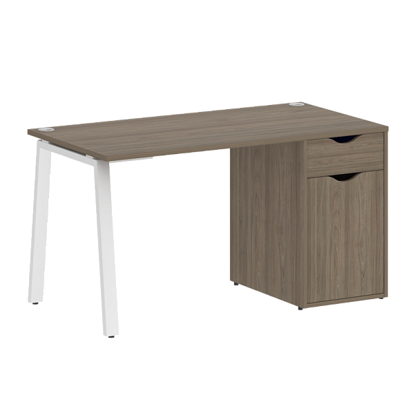 Home Office Стол письменный VR.SP-3-138.1.A Вяз/Белый металл 1380*720*750 - Вид 1