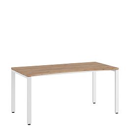 Стол линза Tess 160x80x75 дуб крафт золотой - Фото предпросмотра