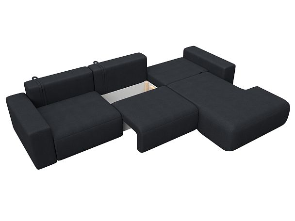 Диван угловой Лига-036 НПБ Классик Лонг правый угол Искусственная замша серый - Вид 8