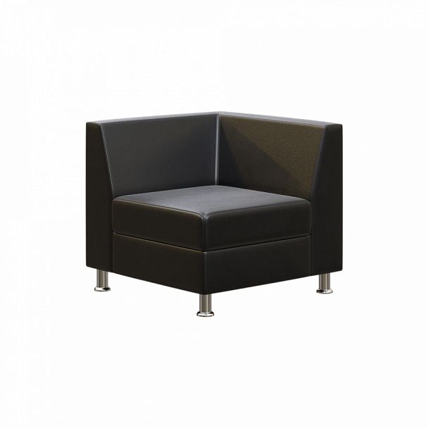 Секция угловая "PRIME" PR.U-1 черный кз - Вид 1