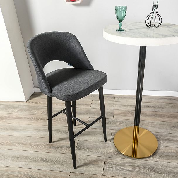 Стул Бар.Lars тёмно-серый/черный - Вид 8