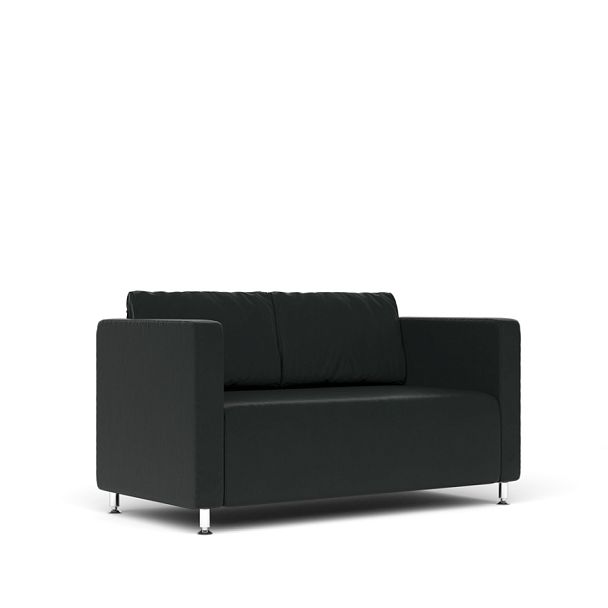 Диван 2-х местный Робин Rb.001.01 черный - Вид 1