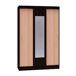 Шкаф-купе Бася венге/дуб молочный - Фото предпросмотра