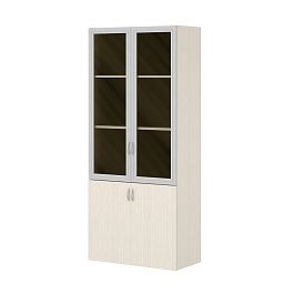 Шкаф комбинированный (необходим топ) "Лидер"  ПК-ЛДР-ШК205Х90С/35-В1-30 дуб альпийский - Фото предпросмотра