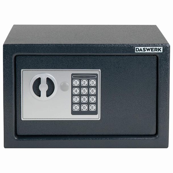 Сейф мебельный DASWERK SC-200EL (200х310х200 мм), электронный замок, графит, 291341 - Вид 4