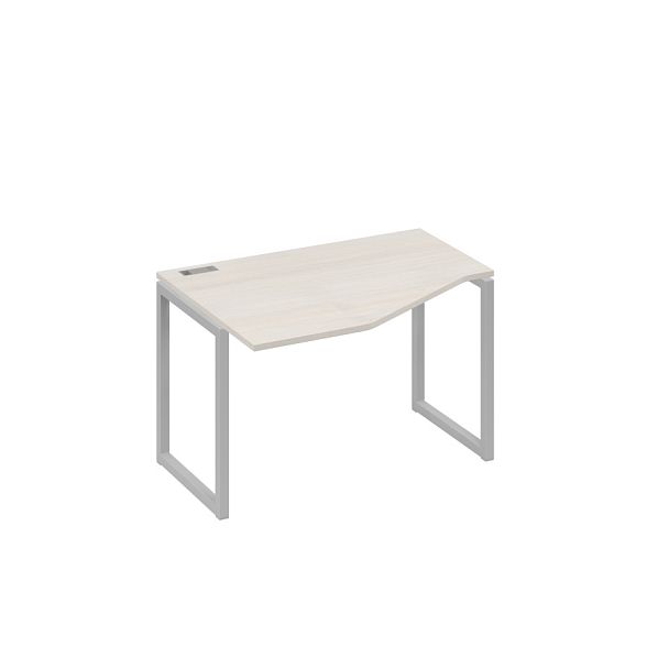 Стол эргономичный левый "Техно" на металлокаркасе QUATTRO A4 А4 Б4 051 БП дуб / металлокаркас серый - Вид 1