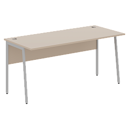 Стол прямой СП-4P Мокачино/Алюминий 1600х720х755 IMAGO PLUS - Фото предпросмотра
