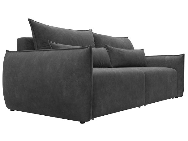 Диван прямой Лига-051 НПБ Велюр серый - Вид 3