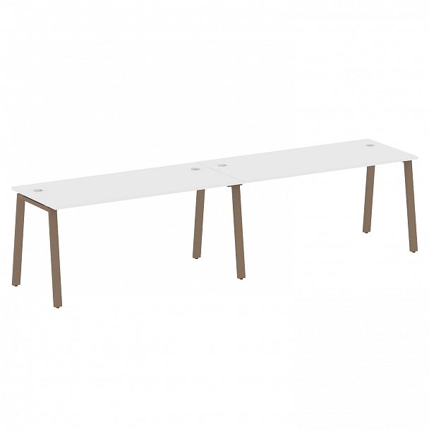 Рабочая станция "Metal System" БА.СМ-2.4 белый/мокко - Вид 1