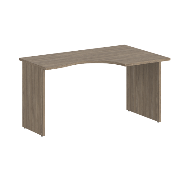 Стол эргономичный Sigma 1400х900х750 правый/ цвет: дуб темный - Вид 1