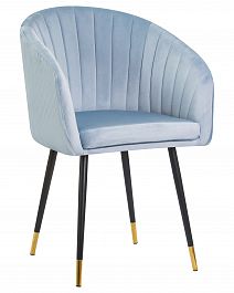 Стул обеденный DOBRIN MARY (серо-голубой велюр (1922-6)) - Фото предпросмотра