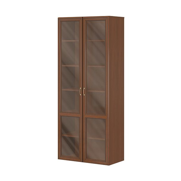 Шкаф книжный "Версаль"  ПК-ВР-ШКЖ234Х102С2/35-В1-198 орех орвието - Вид 1