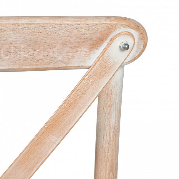 Стул Кроссбэк, беленый дуб, с подушкой - Вид 10