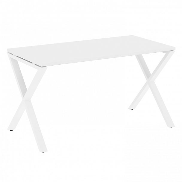 Стол рабочий "Loft" VR.L-SRX-3.7 белый бриллиант/белый - Вид 1