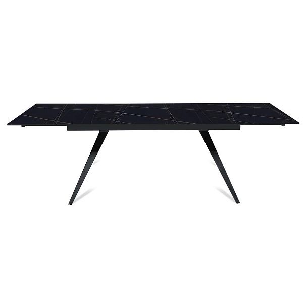 Стол раскладной Asti (160+40+40), керамика матовая Black Gold - Вид 6