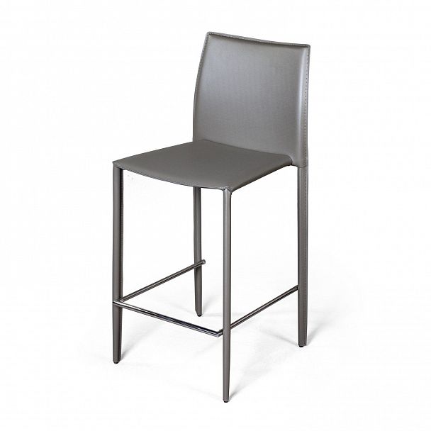 Стул полубарный Rolf, кожа тауп - Вид 6