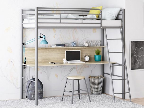 Двухъярусная кровать "Севилья-5" серый - Вид 1