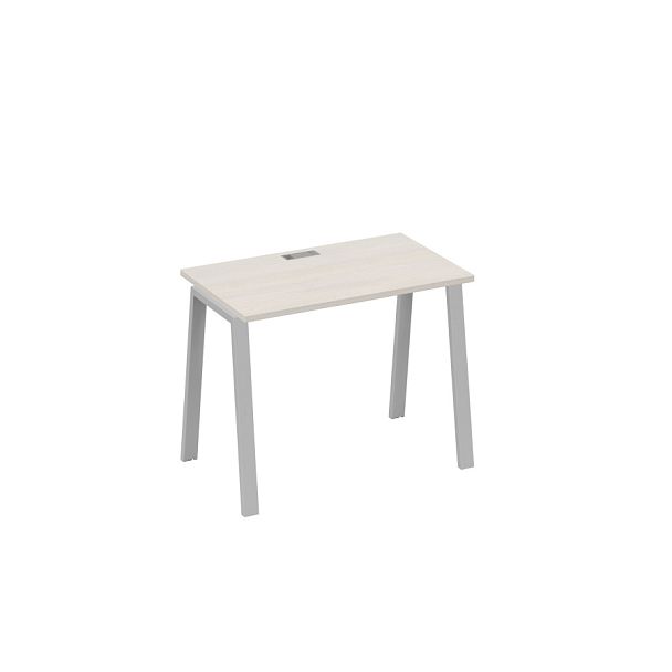 Стол письменный на металлокаркасе TRE A4 А4 Б3 002 БП дуб / металлокаркас серый - Вид 1