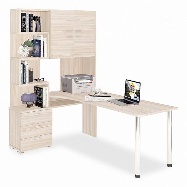 Стол компьютерный Домино СР-500М/190 Карамель левый - Вид 1