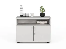 UNITY РТ3-01 БЕЛЫЙ Тумба для орг.техники 800x450x600 - Фото предпросмотра