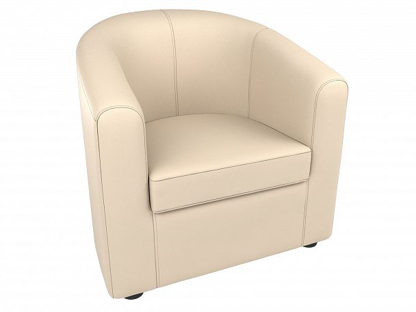Кресло Норден (полностью экокожа бежевая) - Вид 11