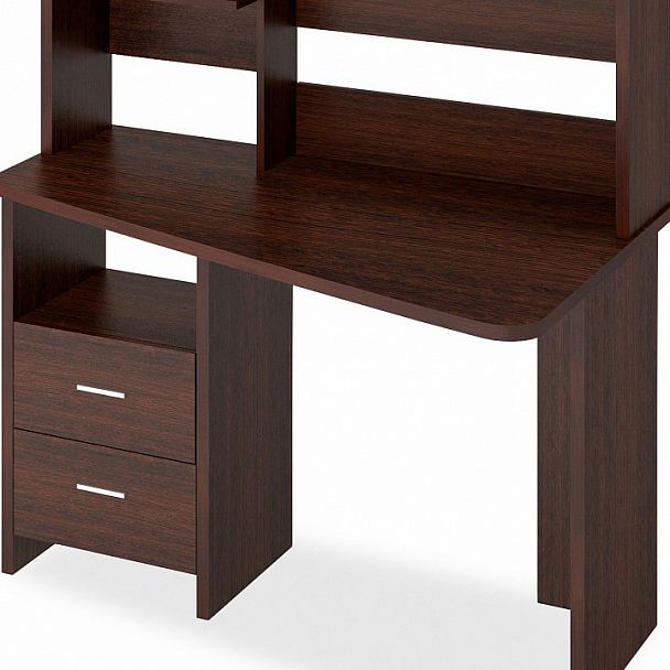 Стол компьютерный Домино Лайт СКЛ-Трап120+НКЛ-120 Венге правый - Вид 3