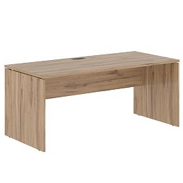 Стол прямой EDST 1780 Дуб Денвер светлый/Мокко 1760х800х750 EDIS - Фото предпросмотра