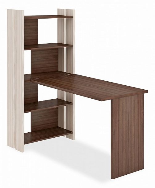 Стол компьютерный Домино Лайт СТЛ-ОВ+С120Прям без тумбы Карамель/Шамони - Вид 1