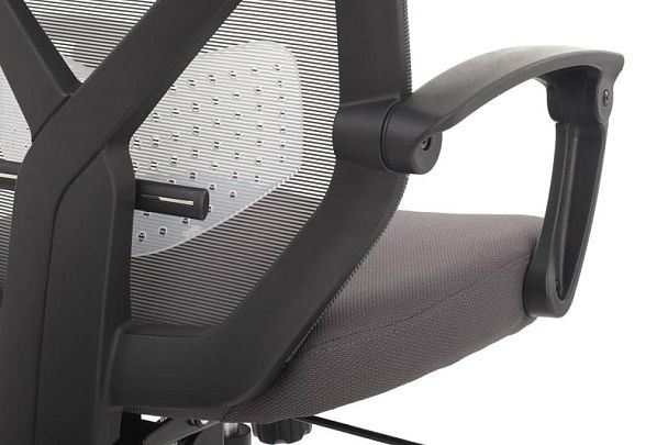 Кресло Oliver RCH W-203AC Черный пластик/Серый - Вид 10