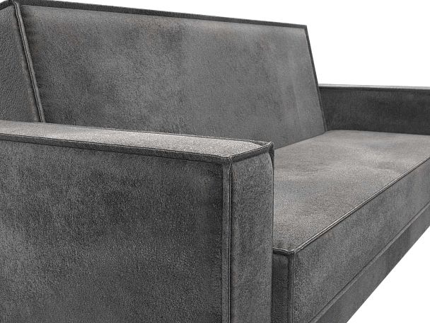 Диван-книжка Куба Велюр серый - Вид 4