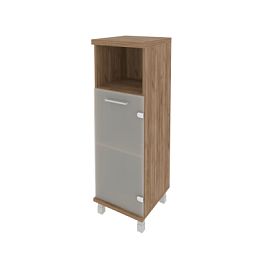 First Шкаф средний узкий правый KSU-2.2 (R) Дуб табак 401*432*1260 - Фото предпросмотра