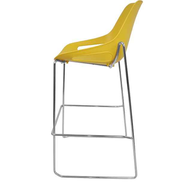 Стул Q5 (пруток, барный), желтый - Вид 4