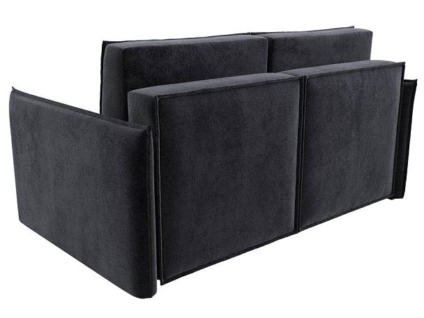 Диван прямой Либерти мини Велюр серый - Вид 6