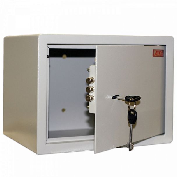 Сейф мебельный AIKO "Т23", 230х300х250 мм, 5,5 кг, ключевой замок, крепление к стене - Вид 1