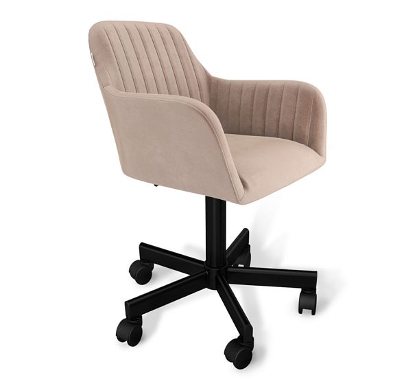 Стул подъемно-поворотный Sheffilton SHT-ST38-1/S120M латте/черный муар - Вид 1