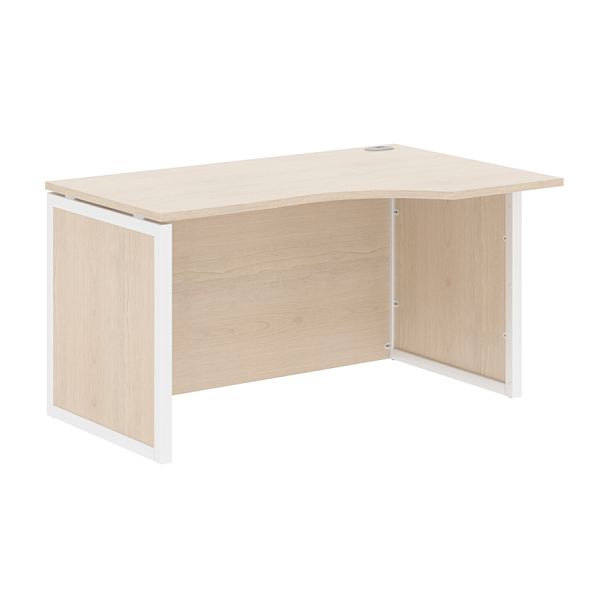 Стол эргономичный XQPCET 149H(R) Бук Тиара/Белый 1400х900х750 XTEN-QP - Вид 1