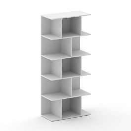 Стеллаж открытый широкий высокий CRU.SO-100 Белый Бриллиант UM 896*460*2000 - Фото предпросмотра