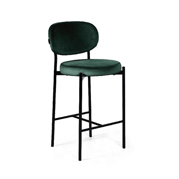 Стул полубарный Mason, бархат зеленый 19 - Вид 1