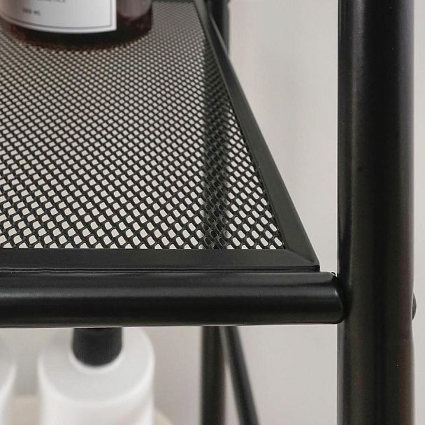 Стеллаж на металлокаркасе "Валенсия-25", 655х300х1555 мм, 5 полок, черный, СТВ25 Ч - Вид 6