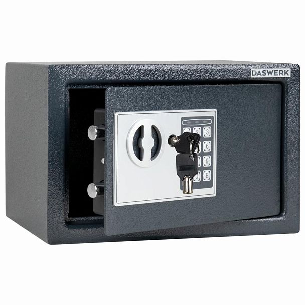 Сейф мебельный DASWERK SC-200EL (200х310х200 мм), электронный замок, графит, 291341 - Вид 2