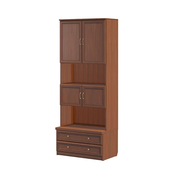 Шкаф "Версаль"  ПК-ВР-Ш22Я229Х90/35-В1-198 орех орвието - Вид 1