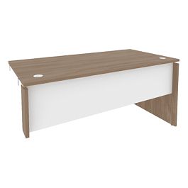 Onix Стол-приставка правый к опорным элементам O.SPR-4.8 (R) Дуб аризона/Белый бриллиант 1580*800*750 - Фото предпросмотра