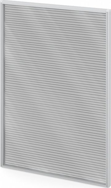 Модуль сплошной "Мобильные офисные перегородки «Логика»" ПК-ЛГ-МДС200х140Ж-В1-50 прозрачный - Вид 1