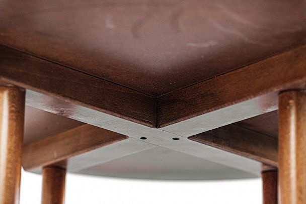 Венский стол Сатурн круглый, светлый орех - Вид 3