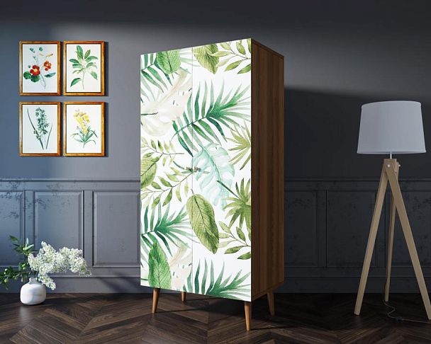 Шкаф малый двухстворчатый Berber принт 4 арт BB08/Print_04 - Вид 2