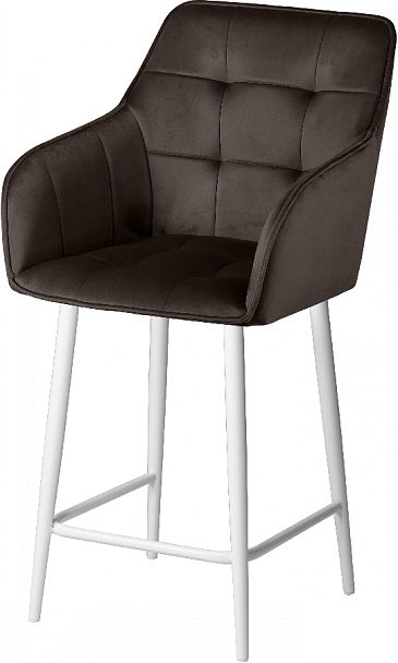 Комплект полубарных поворотных кресел Мони К, Confetti stone/белый, 3 шт. - Вид 2