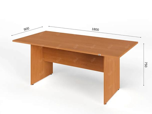 UNITY PОКС-09/18 ВИШНЯ Конференц стол прямоугольный Универсальный 1800х900х750 - Вид 3