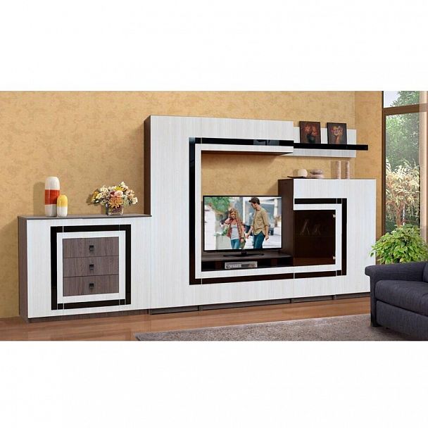 Набор мебели для гостинной "Александра 23" МДФ - Вид 1